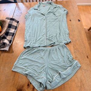 Eberjey Gisele Tencel Modal Shortie Short PJ Set